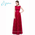 A-Line Lace China Custom Long Evening Dress